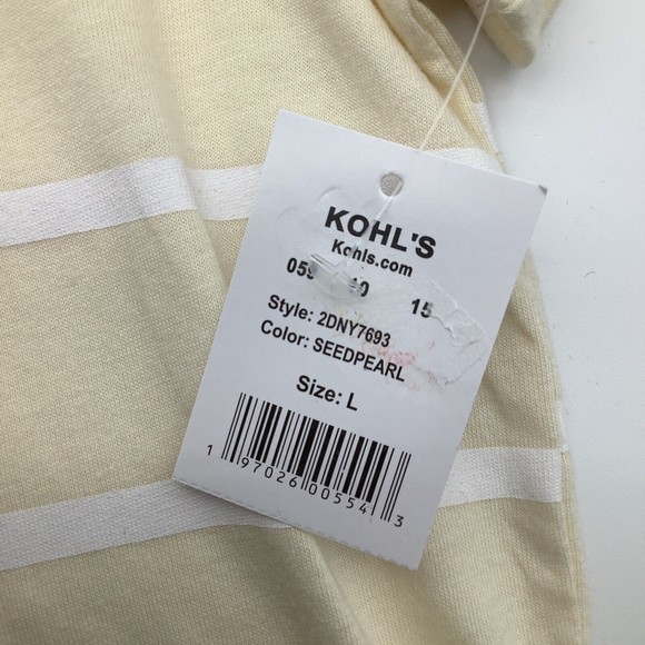 Disney Mens Short Sleeve Mickey Mouse Polo Striped Size Large NWT - Picture 6 of 6